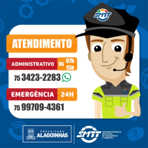 SMTT informa novo número para atendimento emergencial