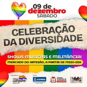 Coletivo LGBTQIAPN+  realiza o evento “Celebrando a diversidade” no próximo sábado (09)