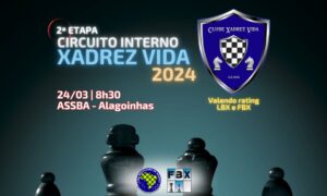 Clube Xadrez Vida realiza segunda etapa de circuito neste domingo