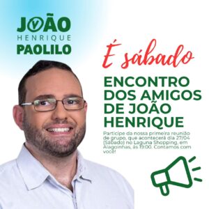 Pré-candidato a vereador João Henrique Paolilo organiza encontro de amigos no próximo sábado